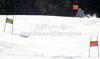 Matts Olsson of Sweden skiing in first run of men giant slalom race of Audi FIS Alpine skiing World cup in Kranjska Gora, Slovenia. Men slalom race of Audi FIS Alpine skiing World cup was held in Kranjska Gora, Slovenia, on Saturday, 10th of March 2012.
