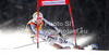 Stefan Luitz of Germany skiing in first run of men giant slalom race of Audi FIS Alpine skiing World cup in Kranjska Gora, Slovenia. Men slalom race of Audi FIS Alpine skiing World cup was held in Kranjska Gora, Slovenia, on Saturday, 10th of March 2012.
