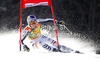 Felix Neureuther of Germany skiing in first run of men giant slalom race of Audi FIS Alpine skiing World cup in Kranjska Gora, Slovenia. Men slalom race of Audi FIS Alpine skiing World cup was held in Kranjska Gora, Slovenia, on Saturday, 10th of March 2012.
