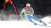 Jon Olsson of Sweden skiing in first run of men giant slalom race of Audi FIS Alpine skiing World cup in Kranjska Gora, Slovenia. Men slalom race of Audi FIS Alpine skiing World cup was held in Kranjska Gora, Slovenia, on Saturday, 10th of March 2012.
