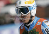 Andre Myhrer of Sweden reacts in finish of second run of men giant slalom race of Audi FIS Alpine skiing World cup in Kranjska Gora, Slovenia. Men slalom race of Audi FIS Alpine skiing World cup was held in Kranjska Gora, Slovenia, on Saturday, 10th of March 2012.
