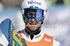 Fifth placed Davide Simoncelli of Italy reacts in finish of second run of men giant slalom race of Audi FIS Alpine skiing World cup in Kranjska Gora, Slovenia. Men slalom race of Audi FIS Alpine skiing World cup was held in Kranjska Gora, Slovenia, on Saturday, 10th of March 2012.
