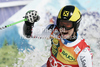 Third placed Marcel Hirscher of Austria reacts in finish of second run of men giant slalom race of Audi FIS Alpine skiing World cup in Kranjska Gora, Slovenia. Men slalom race of Audi FIS Alpine skiing World cup was held in Kranjska Gora, Slovenia, on Saturday, 10th of March 2012.
