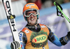 Winner Ted Ligety of USA reacts in finish of second run of men giant slalom race of Audi FIS Alpine skiing World cup in Kranjska Gora, Slovenia. Men slalom race of Audi FIS Alpine skiing World cup was held in Kranjska Gora, Slovenia, on Saturday, 10th of March 2012.
