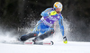 Andre Myhrer of Sweden skiing in first run of men slalom race of Audi FIS Alpine skiing World cup in Kranjska Gora, Slovenia. Men slalom race of Audi FIS Alpine skiing World cup was held in Kranjska Gora, Slovenia, on Sunday, 11th of March 2012.
