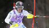 Stefano Gross of Italy skiing in first run of men slalom race of Audi FIS Alpine skiing World cup in Kranjska Gora, Slovenia. Men slalom race of Audi FIS Alpine skiing World cup was held in Kranjska Gora, Slovenia, on Sunday, 11th of March 2012.
