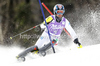Cristian Deville of Italy skiing in first run of men slalom race of Audi FIS Alpine skiing World cup in Kranjska Gora, Slovenia. Men slalom race of Audi FIS Alpine skiing World cup was held in Kranjska Gora, Slovenia, on Sunday, 11th of March 2012.
