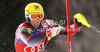 Ivica Kostelic of Croatia skiing in first run of men slalom race of Audi FIS Alpine skiing World cup in Kranjska Gora, Slovenia. Men slalom race of Audi FIS Alpine skiing World cup was held in Kranjska Gora, Slovenia, on Sunday, 11th of March 2012.
