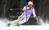 Manfred Pranger of Austria skiing in first run of men slalom race of Audi FIS Alpine skiing World cup in Kranjska Gora, Slovenia. Men slalom race of Audi FIS Alpine skiing World cup was held in Kranjska Gora, Slovenia, on Sunday, 11th of March 2012.
