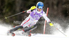 Benjamin Raich of Austria skiing in first run of men slalom race of Audi FIS Alpine skiing World cup in Kranjska Gora, Slovenia. Men slalom race of Audi FIS Alpine skiing World cup was held in Kranjska Gora, Slovenia, on Sunday, 11th of March 2012.
