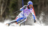 Jean-Baptiste Grange of France skiing in first run of men slalom race of Audi FIS Alpine skiing World cup in Kranjska Gora, Slovenia. Men slalom race of Audi FIS Alpine skiing World cup was held in Kranjska Gora, Slovenia, on Sunday, 11th of March 2012.
