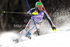 Philipp Schmid of Germany skiing in first run of men slalom race of Audi FIS Alpine skiing World cup in Kranjska Gora, Slovenia. Men slalom race of Audi FIS Alpine skiing World cup was held in Kranjska Gora, Slovenia, on Sunday, 11th of March 2012.
