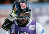 Second placed Cristian Deville of Italy reacts in finish of second run of men slalom race of Audi FIS Alpine skiing World cup in Kranjska Gora, Slovenia. Men slalom race of Audi FIS Alpine skiing World cup was held in Kranjska Gora, Slovenia, on Sunday, 11th of March 2012.

