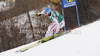 Georg Streitberger of Austria skiing in first training for men downhill race of Audi FIS Alpine skiing World cup finals in Schladming, Austria. Training for men downhill race of Audi FIS Alpine skiing World cup finals was held in Schladming, Austria, on Tuesday, 13th of March 2012.
