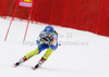 Marusa Ferk of Slovenia skiing in first training for women downhill race of Audi FIS Alpine skiing World cup finals in Schladming, Austria. Training for women downhill race of Audi FIS Alpine skiing World cup finals was held in Schladming, Austria, on Tuesday, 13th of March 2012.
