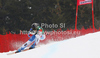 Lara Gut of Switzerland skiing in first training for women downhill race of Audi FIS Alpine skiing World cup finals in Schladming, Austria. Training for women downhill race of Audi FIS Alpine skiing World cup finals was held in Schladming, Austria, on Tuesday, 13th of March 2012.
