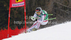 Elisabeth Goergl of Austria skiing in first training for women downhill race of Audi FIS Alpine skiing World cup finals in Schladming, Austria. Training for women downhill race of Audi FIS Alpine skiing World cup finals was held in Schladming, Austria, on Tuesday, 13th of March 2012.
