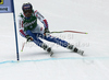Adrien Theaux of France skiing in first training for men downhill race of Audi FIS Alpine skiing World cup finals in Schladming, Austria. Training for men downhill race of Audi FIS Alpine skiing World cup finals was held in Schladming, Austria, on Tuesday, 13th of March 2012.
