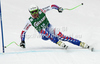 Johan Clarey of France skiing in first training for men downhill race of Audi FIS Alpine skiing World cup finals in Schladming, Austria. Training for men downhill race of Audi FIS Alpine skiing World cup finals was held in Schladming, Austria, on Tuesday, 13th of March 2012.
