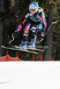 Julia Mancuso of USA skiing in women downhill race of Audi FIS Alpine skiing World cup finals in Schladming, Austria. Women downhill race of Audi FIS Alpine skiing World cup finals was held in Schladming, Austria, on Wednesday, 14th of March 2012.
