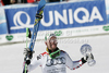 Klaus Kroell of Austria celebrates his overall victory in men downhill Audi FIS Alpine skiing World cup finals in Schladming, Austria. Last men downhill race of Audi FIS Alpine skiing World cup finals was held in Schladming, Austria, on Wednesday, 14th of March 2012.
