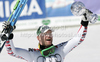 Klaus Kroell of Austria celebrates his overall victory in men downhill Audi FIS Alpine skiing World cup finals in Schladming, Austria. Last men downhill race of Audi FIS Alpine skiing World cup finals was held in Schladming, Austria, on Wednesday, 14th of March 2012.
