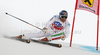 Fourth placed Matteo Marsaglia of Italy skiing in men super-g race of Audi FIS Alpine skiing World cup finals in Schladming, Austria. Men super-g race of Audi FIS Alpine skiing World cup finals was held in Schladming, Austria, on Thursday, 15th of March 2012.
