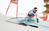 Andreas Romar of Finland skiing in men super-g race of Audi FIS Alpine skiing World cup finals in Schladming, Austria. Men super-g race of Audi FIS Alpine skiing World cup finals was held in Schladming, Austria, on Thursday, 15th of March 2012.
