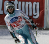 Andreas Romar of Finland reacts in finish of men Super-G race of Audi FIS Alpine skiing World cup finals in Schladming, Austria. Men Super-G race of Audi FIS Alpine skiing World cup finals was held in Schladming, Austria, on Thursday, 15th of March 2012.
