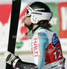 Andreas Romar of Finland reacts in finish of men Super-G race of Audi FIS Alpine skiing World cup finals in Schladming, Austria. Men Super-G race of Audi FIS Alpine skiing World cup finals was held in Schladming, Austria, on Thursday, 15th of March 2012.
