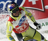Aksel Lund Svindal of Norway reacts in finish of men Super-G race of Audi FIS Alpine skiing World cup finals in Schladming, Austria. Men Super-G race of Audi FIS Alpine skiing World cup finals was held in Schladming, Austria, on Thursday, 15th of March 2012.
