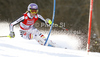 Maria Hoefl-Riesch of Germany skiing in first run of women slalom race of Audi FIS Alpine skiing World cup finals in Schladming, Austria. Women slalom race of Audi FIS Alpine skiing World cup finals was held in Schladming, Austria, on Saturday, 17th of March 2012.
