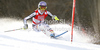 Maria Hoefl-Riesch of Germany skiing in first run of women slalom race of Audi FIS Alpine skiing World cup finals in Schladming, Austria. Women slalom race of Audi FIS Alpine skiing World cup finals was held in Schladming, Austria, on Saturday, 17th of March 2012.
