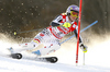 Maria Hoefl-Riesch of Germany skiing in first run of women slalom race of Audi FIS Alpine skiing World cup finals in Schladming, Austria. Women slalom race of Audi FIS Alpine skiing World cup finals was held in Schladming, Austria, on Saturday, 17th of March 2012.
