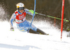 Therese Borssen of Sweden skiing in first run of women slalom race of Audi FIS Alpine skiing World cup finals in Schladming, Austria. Women slalom race of Audi FIS Alpine skiing World cup finals was held in Schladming, Austria, on Saturday, 17th of March 2012.
