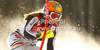 Lena Duerr of Germany skiing in first run of women slalom race of Audi FIS Alpine skiing World cup finals in Schladming, Austria. Women slalom race of Audi FIS Alpine skiing World cup finals was held in Schladming, Austria, on Saturday, 17th of March 2012.
