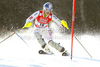 Lindsey Vonn of USA skiing in first run of women slalom race of Audi FIS Alpine skiing World cup finals in Schladming, Austria. Women slalom race of Audi FIS Alpine skiing World cup finals was held in Schladming, Austria, on Saturday, 17th of March 2012.
