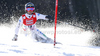 Irene Curtoni of Italy skiing in first run of women slalom race of Audi FIS Alpine skiing World cup finals in Schladming, Austria. Women slalom race of Audi FIS Alpine skiing World cup finals was held in Schladming, Austria, on Saturday, 17th of March 2012.
