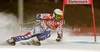 Alexis Pinturault of France skiing in first run of men giant slalom race of Audi FIS Alpine skiing World cup finals in Schladming, Austria. Men giant slalom race of Audi FIS Alpine skiing World cup finals was held in Schladming, Austria, on Saturday, 17th of March 2012.
