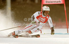 Philipp Schoerghofer of Austria skiing in first run of men giant slalom race of Audi FIS Alpine skiing World cup finals in Schladming, Austria. Men giant slalom race of Audi FIS Alpine skiing World cup finals was held in Schladming, Austria, on Saturday, 17th of March 2012.
