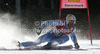 Andre Myhrer of Sweden skiing in first run of men giant slalom race of Audi FIS Alpine skiing World cup finals in Schladming, Austria. Men giant slalom race of Audi FIS Alpine skiing World cup finals was held in Schladming, Austria, on Saturday, 17th of March 2012.
