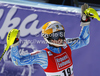 Fourth placed Emelie Wikstroem of Sweden reacts in finish of second run of women slalom race of Audi FIS Alpine skiing World cup finals in Schladming, Austria. Women slalom race of Audi FIS Alpine skiing World cup finals was held in Schladming, Austria, on Saturday, 17th of March 2012.
