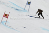 Didier Cuche of Switzerland skiing his last race in career in second run of men giant slalom race of Audi FIS Alpine skiing World cup finals in Schladming, Austria. Men giant slalom race of Audi FIS Alpine skiing World cup finals was held in Schladming, Austria, on Saturday, 17th of March 2012.
