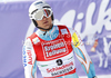 Marcus Sandell of Finland reacts in finish of second run of men giant slalom race of Audi FIS Alpine skiing World cup finals in Schladming, Austria. Men giant slalom race of Audi FIS Alpine skiing World cup finals was held in Schladming, Austria, on Saturday, 17th of March 2012.
