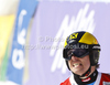 Winner Marcel Hirscher of Austria reacts in finish of second run of men giant slalom race of Audi FIS Alpine skiing World cup finals in Schladming, Austria. Men giant slalom race of Audi FIS Alpine skiing World cup finals was held in Schladming, Austria, on Saturday, 17th of March 2012.
