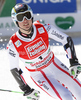 Second placed Hannes Reichelt of Austria reacts in finish of second run of men giant slalom race of Audi FIS Alpine skiing World cup finals in Schladming, Austria. Men giant slalom race of Audi FIS Alpine skiing World cup finals was held in Schladming, Austria, on Saturday, 17th of March 2012.
