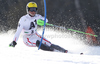 Marcel Hirscher of Austria skiing in first run of men slalom race of Audi FIS Alpine skiing World cup finals in Schladming, Austria. Men slalom race of Audi FIS Alpine skiing World cup finals was held in Schladming, Austria, on Sunday, 18th of March 2012.
