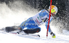 Andre Myhrer of Sweden skiing in first run of men slalom race of Audi FIS Alpine skiing World cup finals in Schladming, Austria. Men slalom race of Audi FIS Alpine skiing World cup finals was held in Schladming, Austria, on Sunday, 18th of March 2012.
