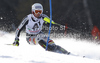 Fritz Dopfer of Germany skiing in first run of men slalom race of Audi FIS Alpine skiing World cup finals in Schladming, Austria. Men slalom race of Audi FIS Alpine skiing World cup finals was held in Schladming, Austria, on Sunday, 18th of March 2012.
