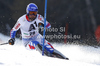 Jean-Baptiste Grange of France skiing in first run of men slalom race of Audi FIS Alpine skiing World cup finals in Schladming, Austria. Men slalom race of Audi FIS Alpine skiing World cup finals was held in Schladming, Austria, on Sunday, 18th of March 2012.
